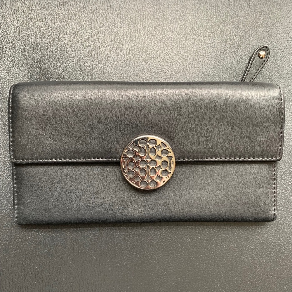 Coach leather wallet